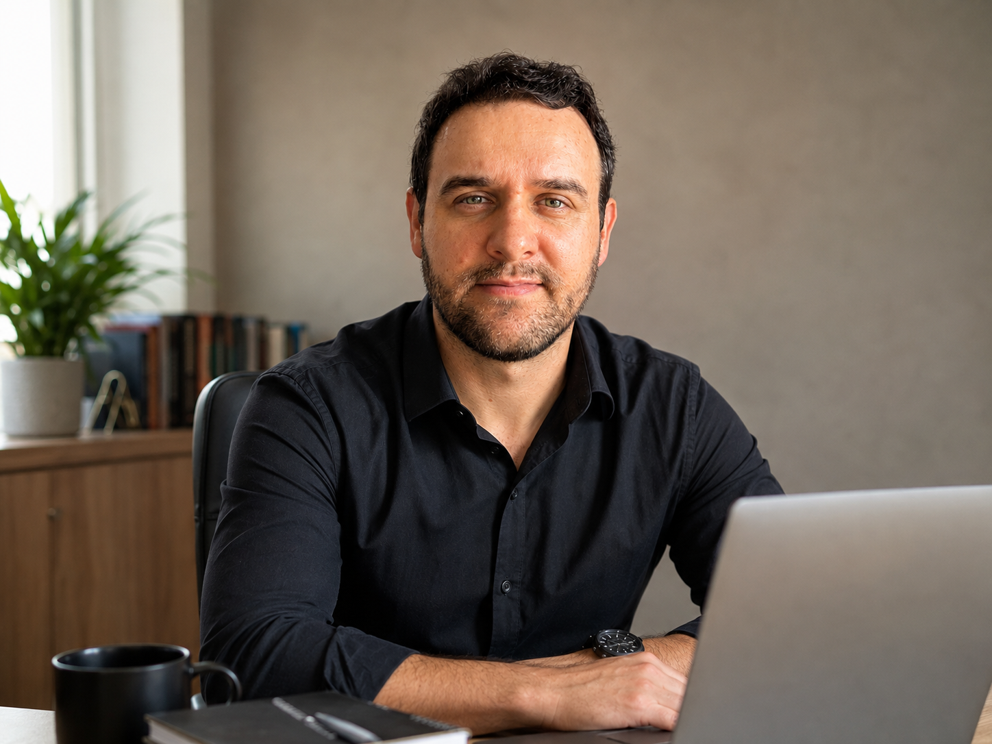 Retrato de Eliandro Gomes, Sócio fundador e responsável técnico da Altitude Contabilidade